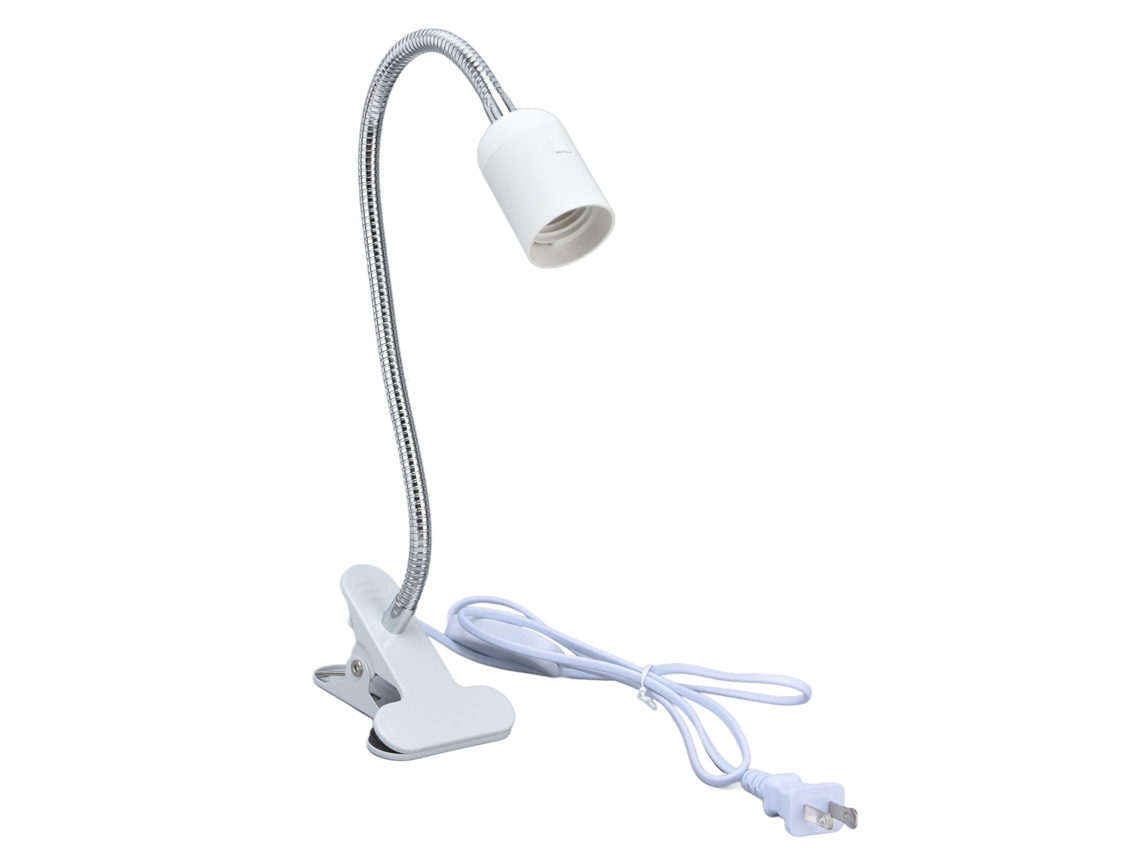 Rebe-soporte De Lámpara De Mesa Clip E27/e26 Ajustable 360 Grados Material Duradero 100-240v Plug Us