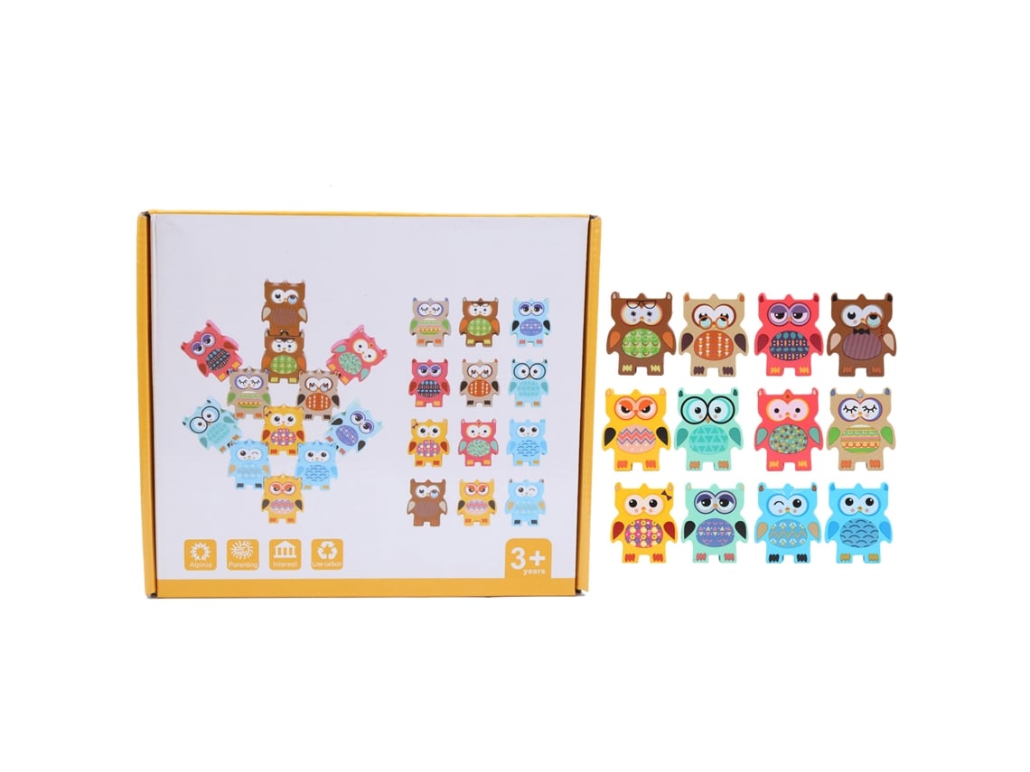 Bloques de construcción de madera BJ-toy, rompecabezas educativo para bebés, juguete de aprendizaje temprano