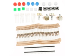 Kit De Inicio Componentes Electrónicos Diy: Interruptores, Potenciómetro, Resistencias, Led