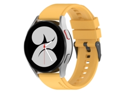 Correa para Samsung Galaxy Watch 5 Pro (45 mm) - Silicona negra con hebilla escalonada (20 mm)