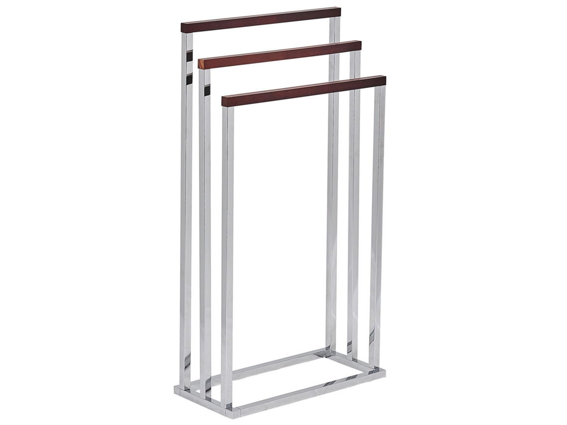 Toallero BELIANI Charras de Acero Plateado 45x21x84