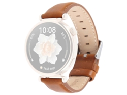Correa para reloj Garmin Lily 2 Active/Lily 2 con capa superior de piel de vacuno de 14 mm Saisiyiky