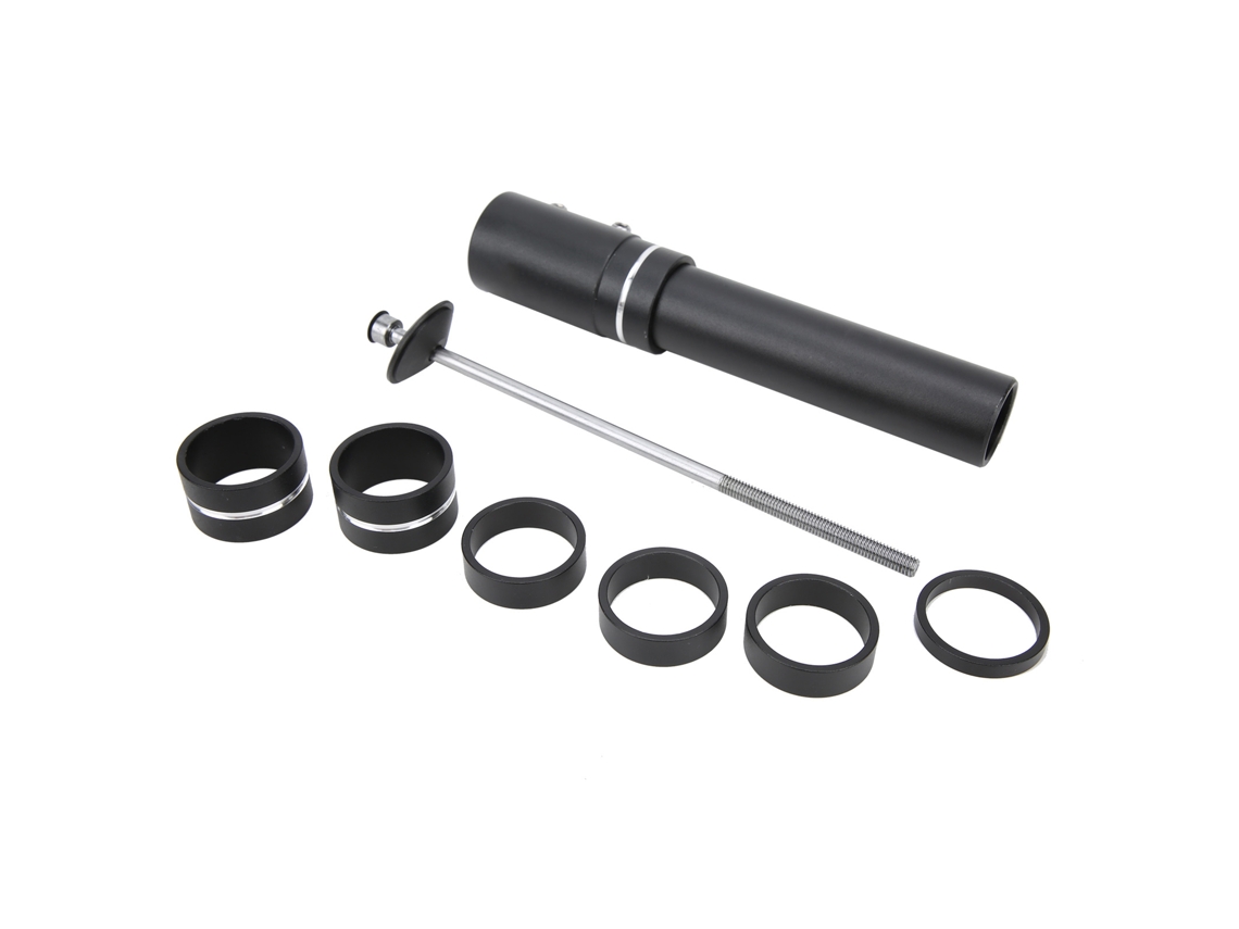 Extensor De Tubo De Dirección Ajustable De Aleación De Aluminio Enlee De 180 Mm Para Bicicletas De Montaña