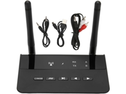Adaptador De Audio Inalámbrico Bluetooth 5.2 Con Transmisor/receptor Y Alcance De 60 Metros (200 Pies), Con Chip Csr.