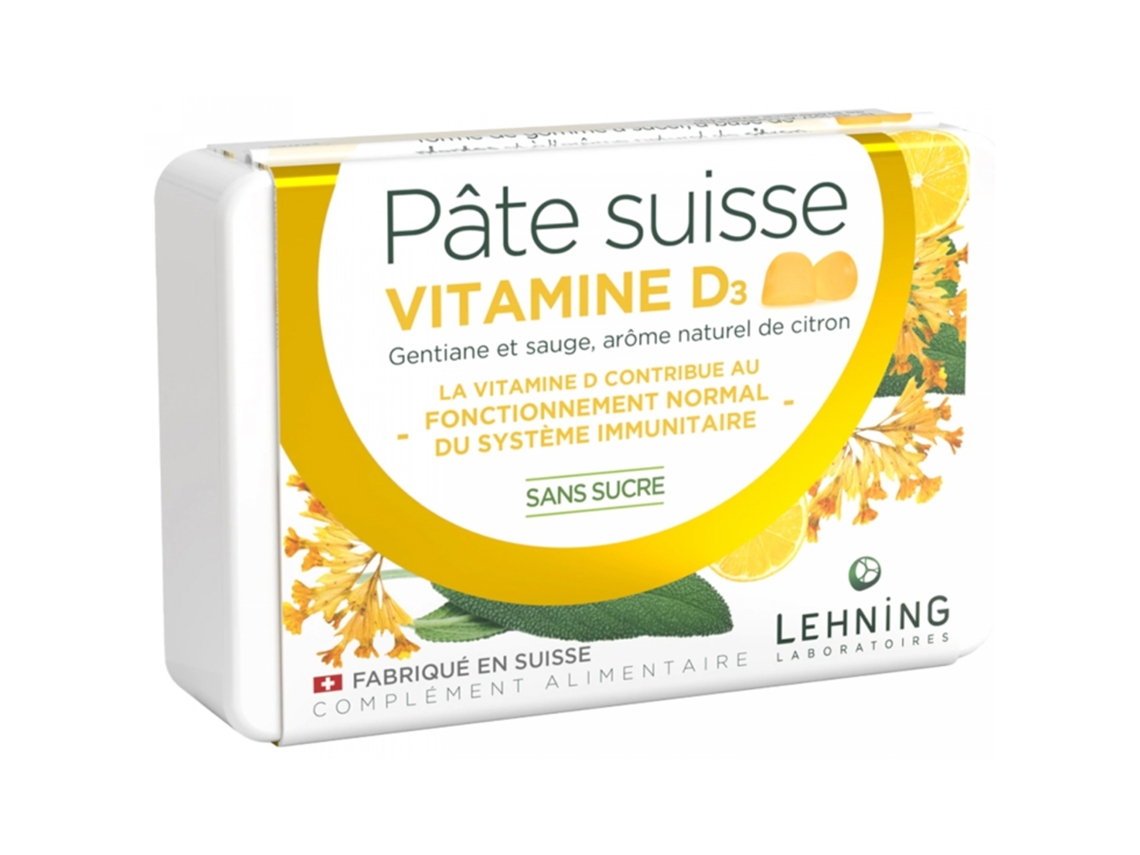 Laboratorio Lehning Vitamina D3 Pasta Suiza 40 Gominolas LABORATOIRES LEHNING