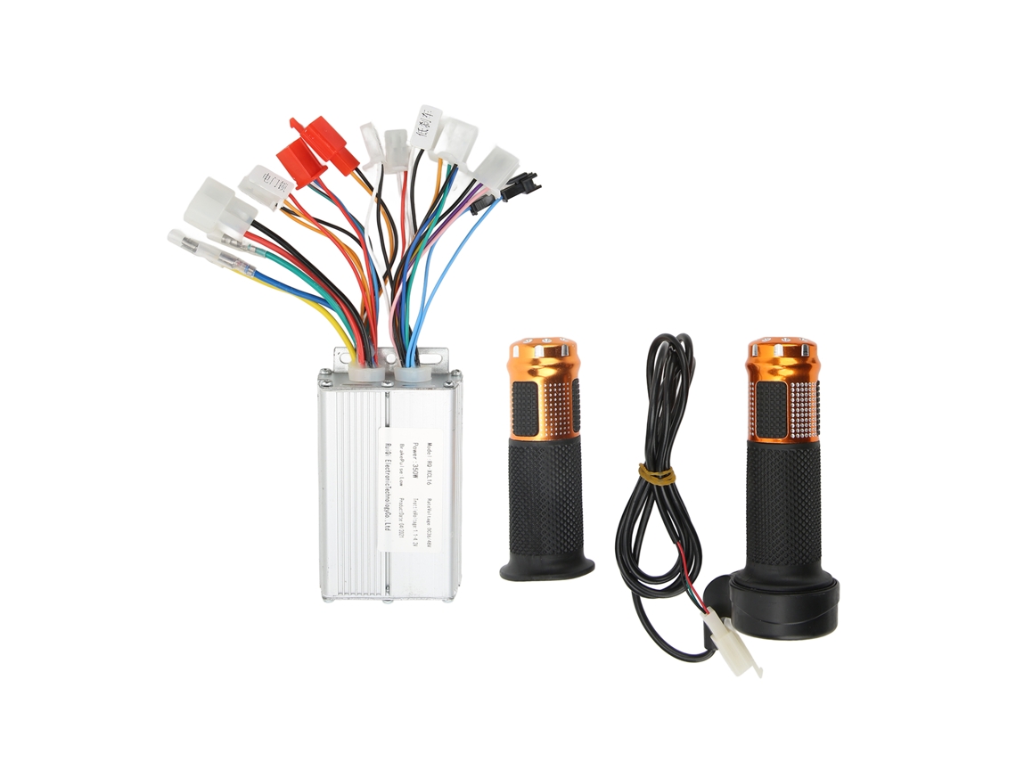 2026-controlador Sin Escobillas 350w 36v 48v Con Mango De Acelerador Para Bicicleta Eléctrica Motocicleta