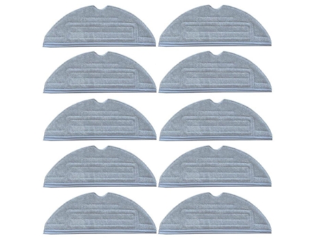 Pacote com 10 panos de esfregona para roborock s7 s7+ t7 t7 plus g10 g10s pro vacuum