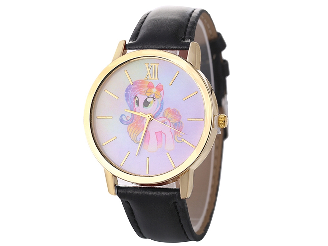 Reloj De Pulsera Zhoulianfa Fashion Business De Cuarzo Con Correa De Cuero Negra.