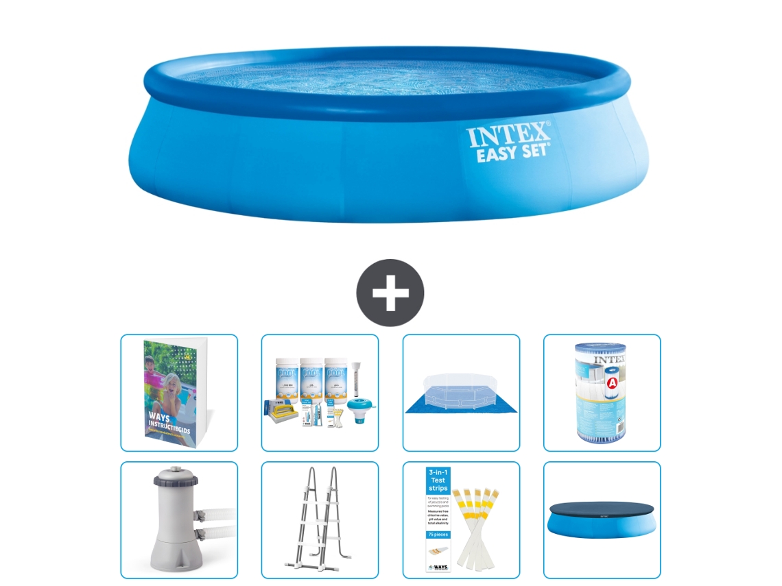 Intex Piscina Easy Set Redonda - 457x107 Cm - 9-peças S556