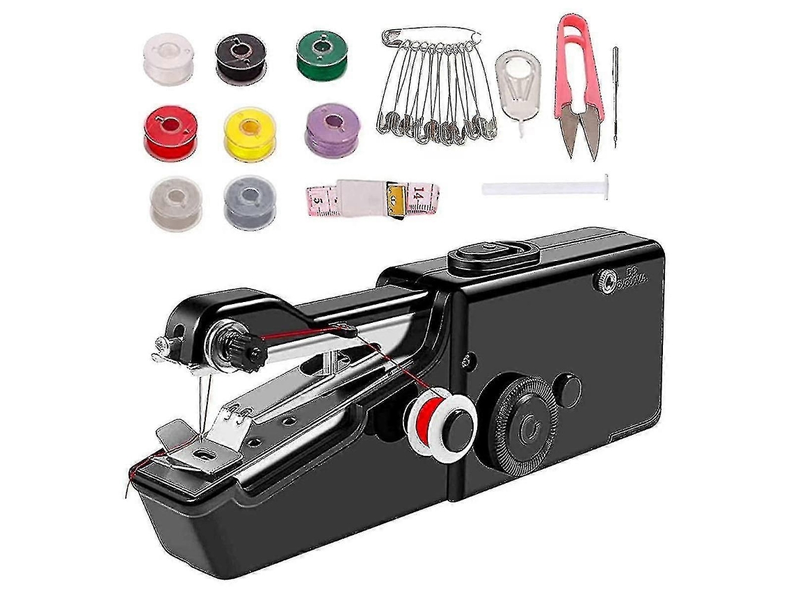 Máquina de coser portátil, minimáquina de coser portátil para costura rápida, Nostalgia88