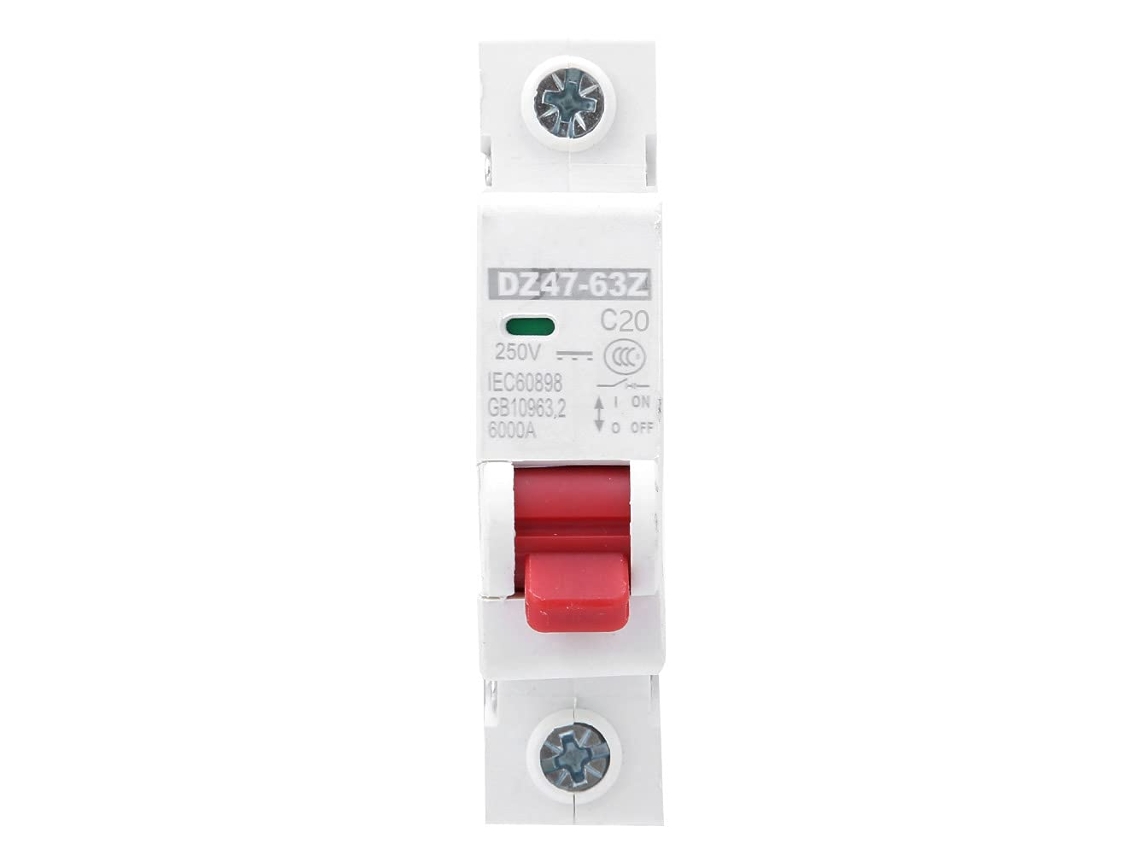 Disyuntor Mcb Dz47-63z Dc250v 1p, 12 Unidades, Para Sistema De Energía Solar, Interruptor De Aire