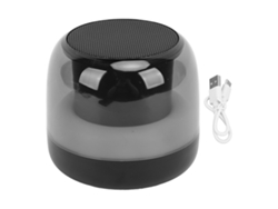 Altavoz Bluetooth 5.3 Con Luces Rgb, Subwoofer Hifi Inalámbrico Portátil, Compatible Con Unidades Flash Usb, Color Negro.