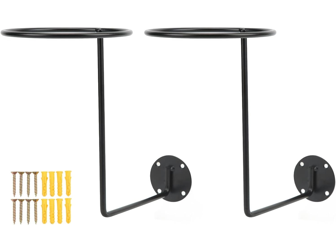Soporte De Pared De 2 Piezas Para Casco De Motocicleta, Expositor De Hierro.