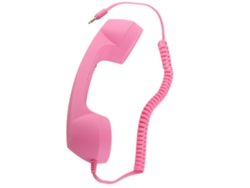 Auriculares Retro Antirradiación Usb-c Y De 3,5 Mm Para Smartphones - Rosa