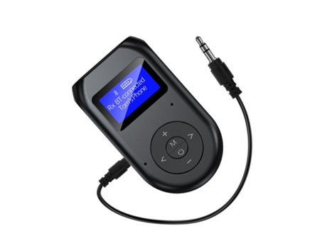 transmisor bluetooth 5.0 + EDR adaptador de audio para TV PC auriculares AUX USB estéreo música adaptador inalámbrico negro