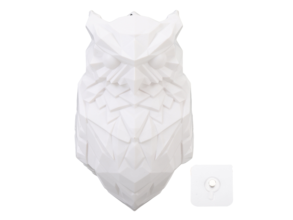 2026-luz De Pared Búho 3d Animal Led De Plástico Operada Por Baterías, Luz Nocturna Decorativa Para Dormitorio Escalera Pasillo Bar