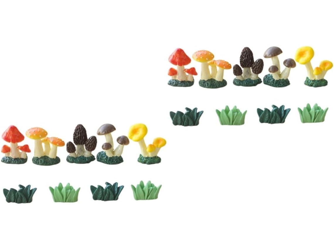 Juegos Adornos Setas Artificiales Para Jardín, Decoración Accesorios Estatua Seta,