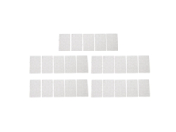 50pcs Lixa Autoadesiva Para Empurrador De Cutícula 240 Grit Descascador De Unha Arte De Unhas Pré-polimento