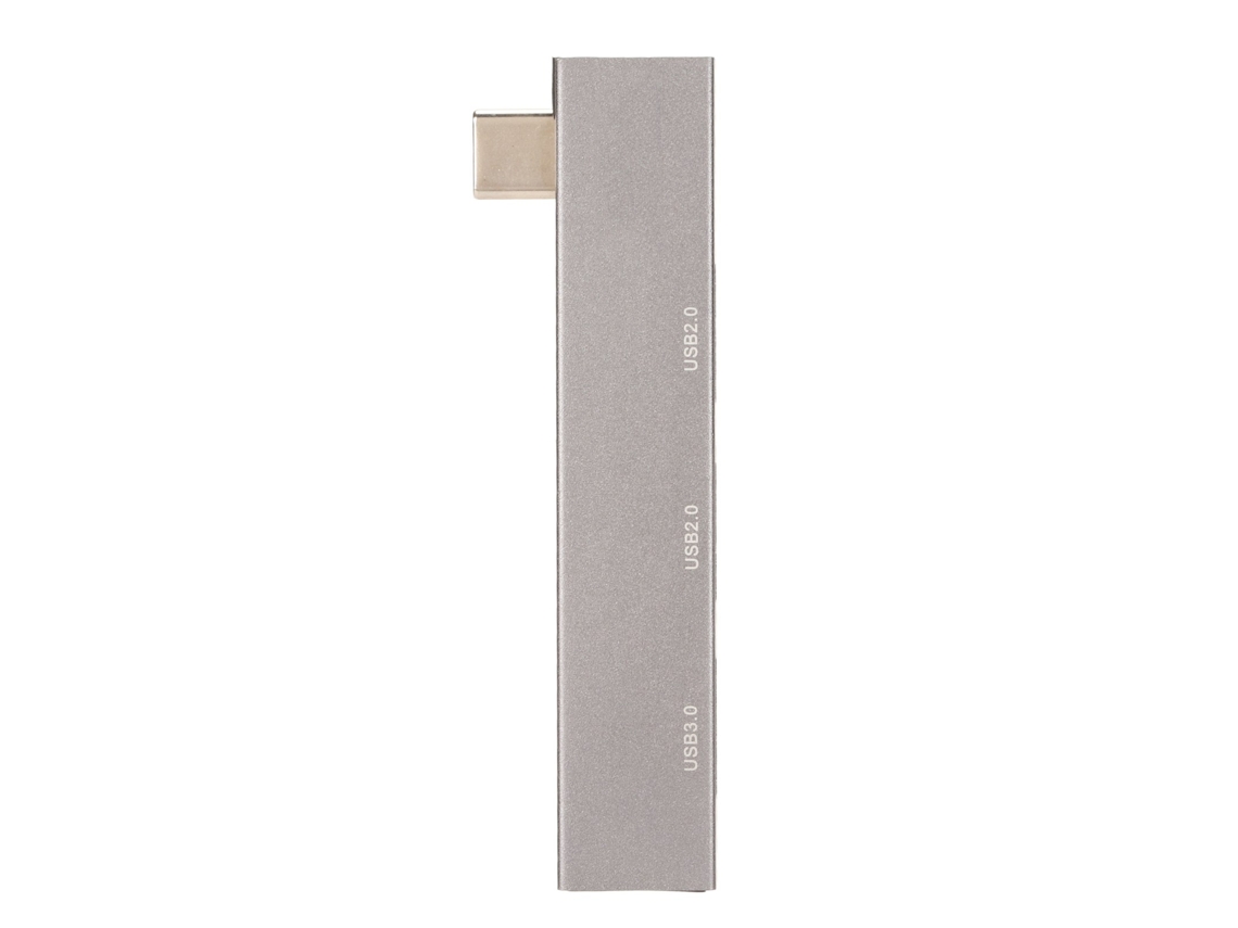 Estación de acoplamiento 3 en 1 USB-C a USB 3.0 y 2 USB 2.0 de 5 Gbps, de aluminio, mini