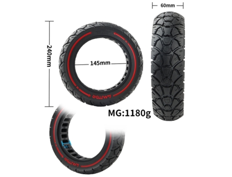 Neumático sólido todoterreno para scooters Ninebot serie G30