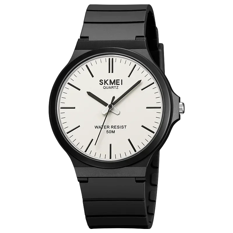 Reloj De Hombre (negro), Elegante Reloj De Pulsera De Cuarzo Para Hombre, Correa De Tpu