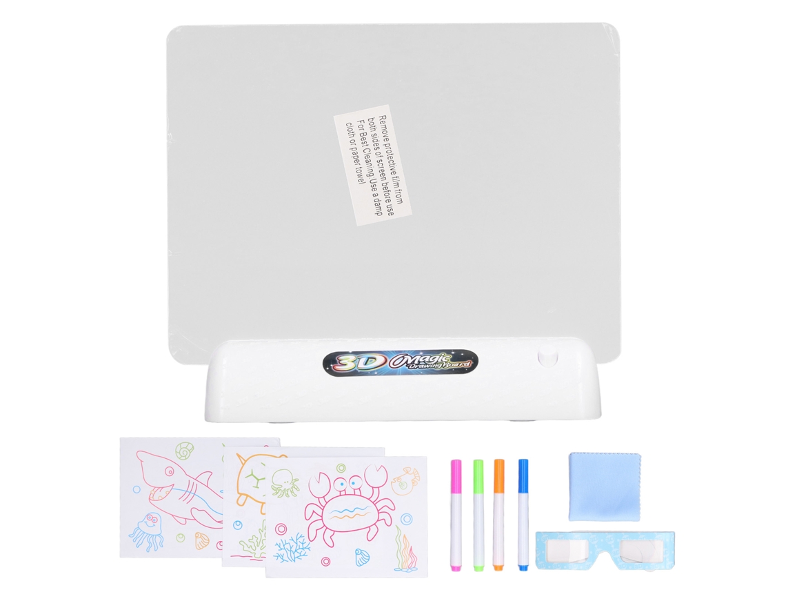 2026-tablero De Luz Ultimate Diy 3d Luminoso Para Dibujar Y Doodle Colorido Para Niños Niñas Oceano