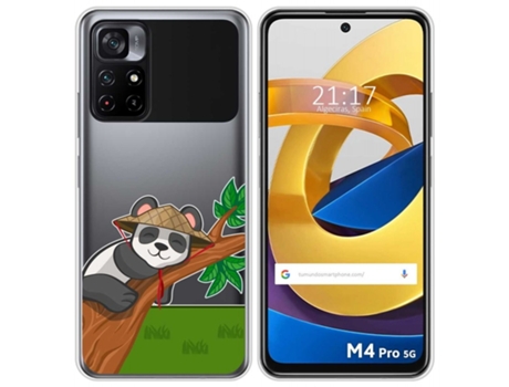Carcasa Xiaomi POCO M4 Pro 5G TUMUNDOSMARTPHONE Dibujos Transparente Multicolor