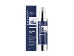 Loción facial antiedad para hombres: hidratante, nutritiva y calmante con manteca de karité y ácido hialurónico.