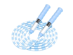 Jinwei-2026cuerda De Saltar Ajustable Con Nombre Antideslizante Mango Suave Tubo Patrón Para Niños Fitness Ejercicio Azul