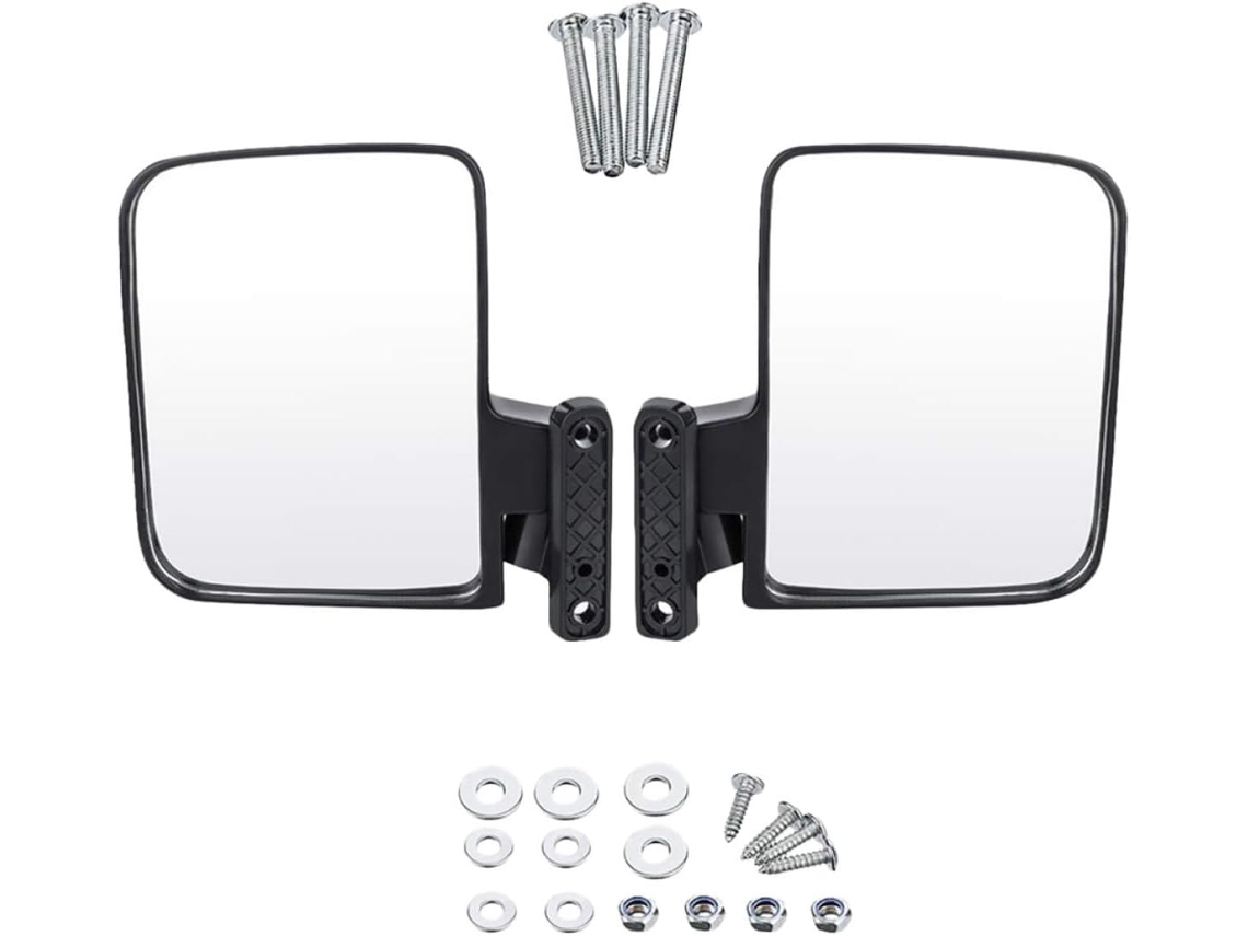 Espelho Retrovisor Lateral Substituível Para Golfs Em Polipropileno E Vidro Espelhado Convexo.