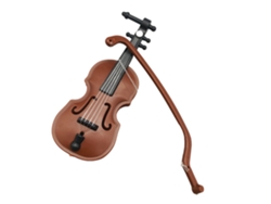 Mali violino Mini Plástico para Casinha de Bonecas Acessório Diy Modelo Musical 1/12 80x30mm