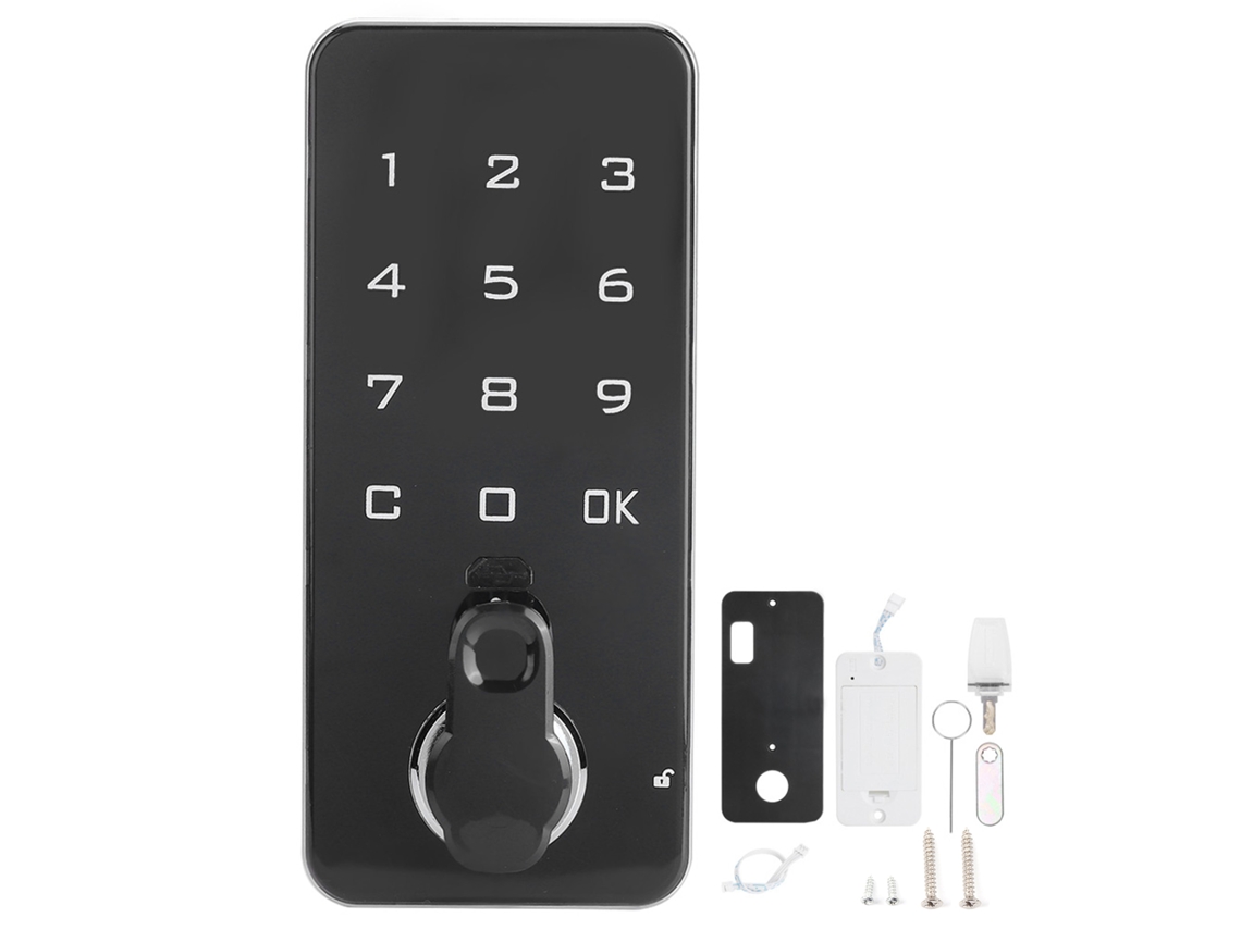 Cerradura Electrónica Con Contraseña Y Pantalla Táctica Para Armarios De Oficina Y Hotel.