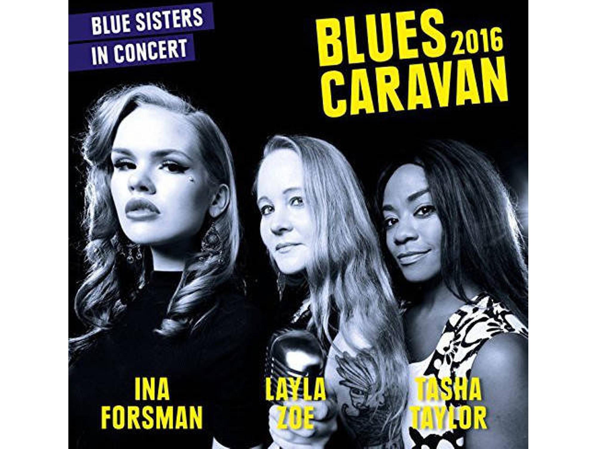 CD + DVD Ina Forsman, Layla Zoe, Tasha Taylor - Blues Caravan 2016