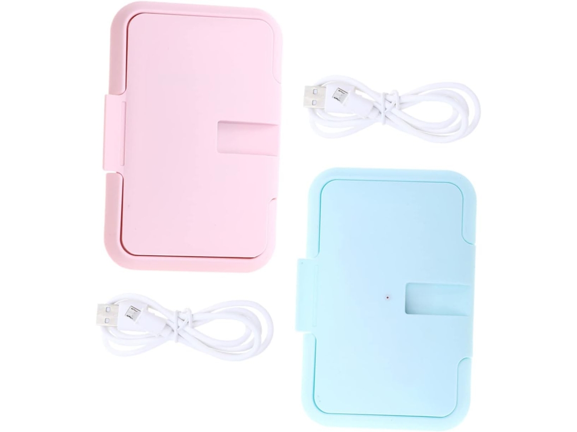 Paquete De 2 Toallitas Usb Portátiles - Toallitas Húmedas Para El Hogar - Compatibles Con Cargadores Y