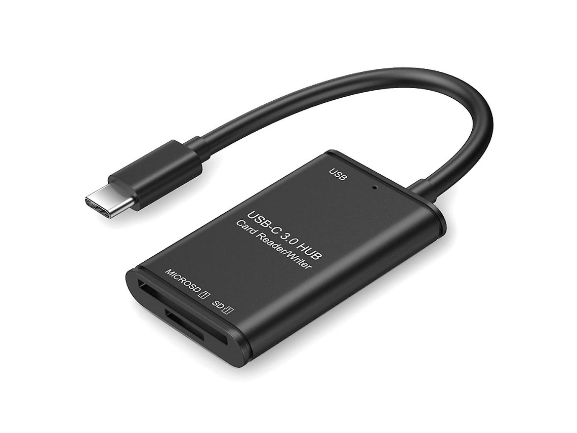 Lector De Tarjetas Portátil Usb 3.1 Tipo-c A Adaptador Otg De Diseño Avanzado Micro Sd ALLINLESS