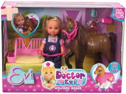 Muñeca SIMBA TOYS ESPAÑA Evi Love Veterinaria Caballos