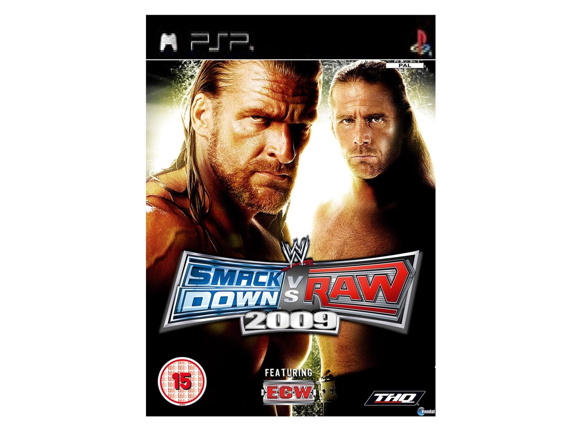 Juego PSP WWE Smackdown vs Raw 2009