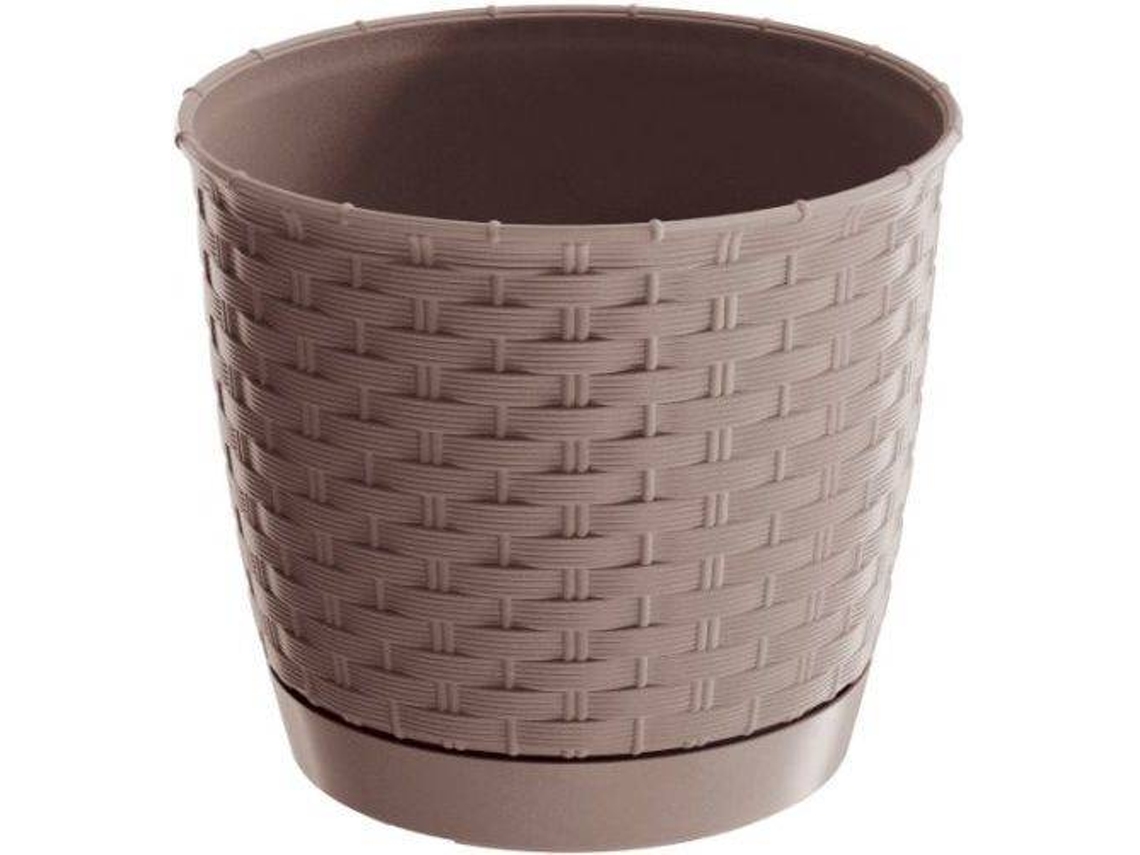 Maceta PROSPERPLAST Ratolla Round (Beis - 19 x 19 x 16.5 cm)