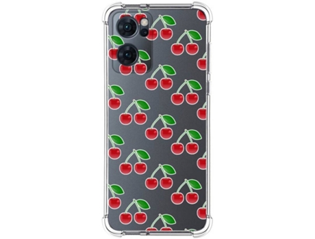 Carcasa para Oppo Find X5 Lite 5G TUMUNDOSMARTPHONE Dibujos Antigolpes Cerezas Multicolor