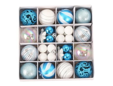 Adornos de bolas de Navidad para el árbol de Navidad, decoraciones para árboles de Navidad, estilo 3