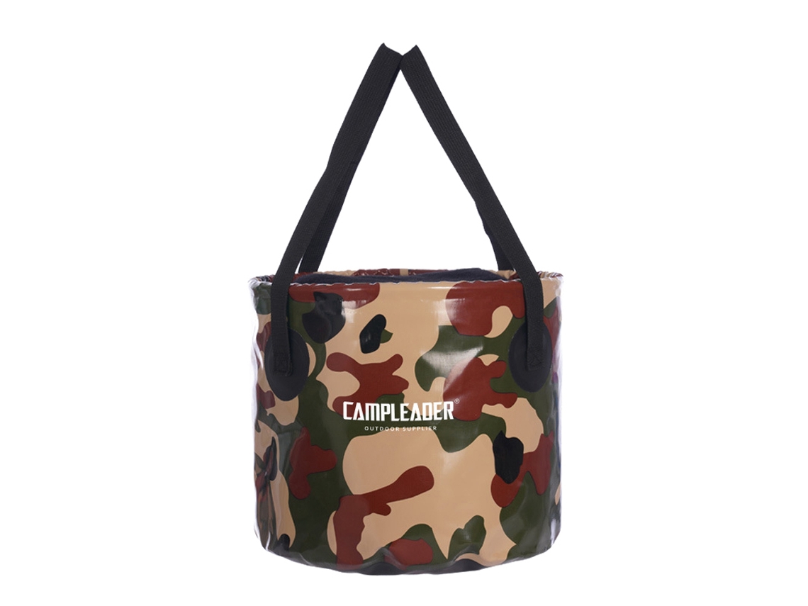 Campleader Cubo De Pesca Plegable 20l 5.28 Galones Con Asa Para Camping Pesca Senderismo Jardín Lavado Portátil