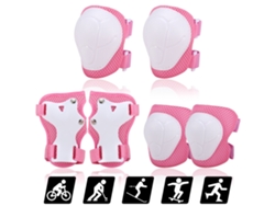 Rodilleras para niños (equipo de protección 6 en 1, apto para patinaje)