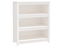 Maison Exclusive - Estantería Madera Maciza De Pino Blanca 80x35x97 Cm