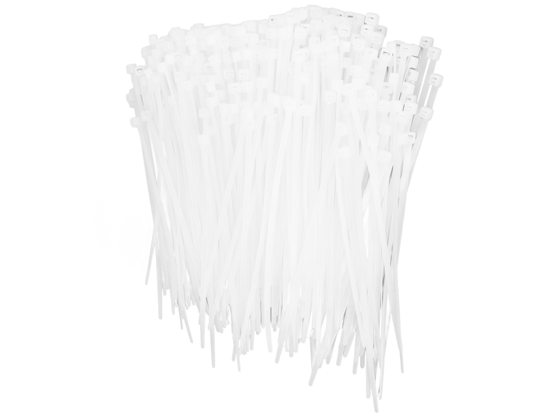 Bridas De Nailon Autoblocantes De 5,9 Pulgadas, Resistentes Al Calor Y Anticorrosión, Para Gestión De Cables En Exteriores, 500 Unidades