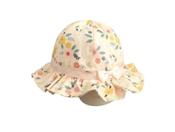 Sombrero De Pescador (paraguas Solar, Protección Solar) Primavera Otoño Bebé Verano Ligero Bebé Algodón Puro Niños Niñas Estampado De Dibujos Animados Sombrero De Cuenco