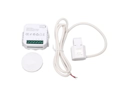 Monitor de energia Veloriskku-WiFi, medidor de eletricidade inteligente monofásico com garra, consumo de energia 100-240 VCA, branco