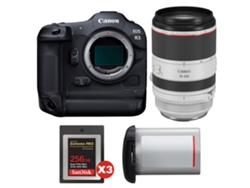 Canon Eos R3 + Rf 70-200mm F/2.8 L Is Usm + 3 Sandisk 256gb Extreme Pro Cfexpress Type B + Canon Lp-e19 + Ebook “20 Consejos Para Fotos Que Impactan”