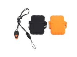 2pcs Funda De Depósito Deportivo Al Aire Libre Impermeable Caja Seca Reutilizable Multifuncional Para Viajes Negro+naranja