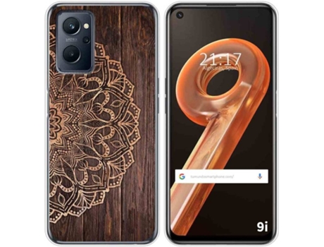 Carcasa Realme 9i TUMUNDOSMARTPHONE Dibujos Madera 06 Multicolor
