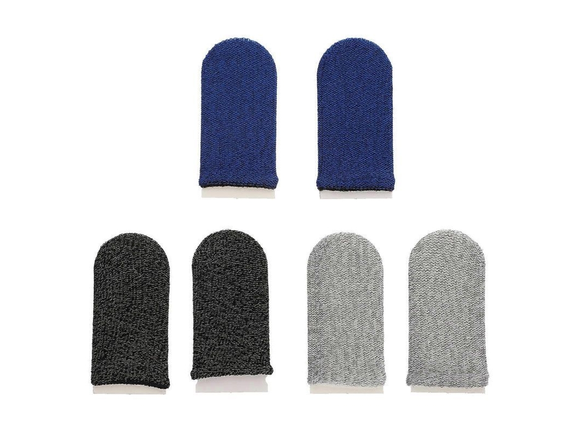 12 Protectores De Dedos Para Mando De Juegos Móviles, Pantalla Táctil Sensible De Fibra De Carbono.